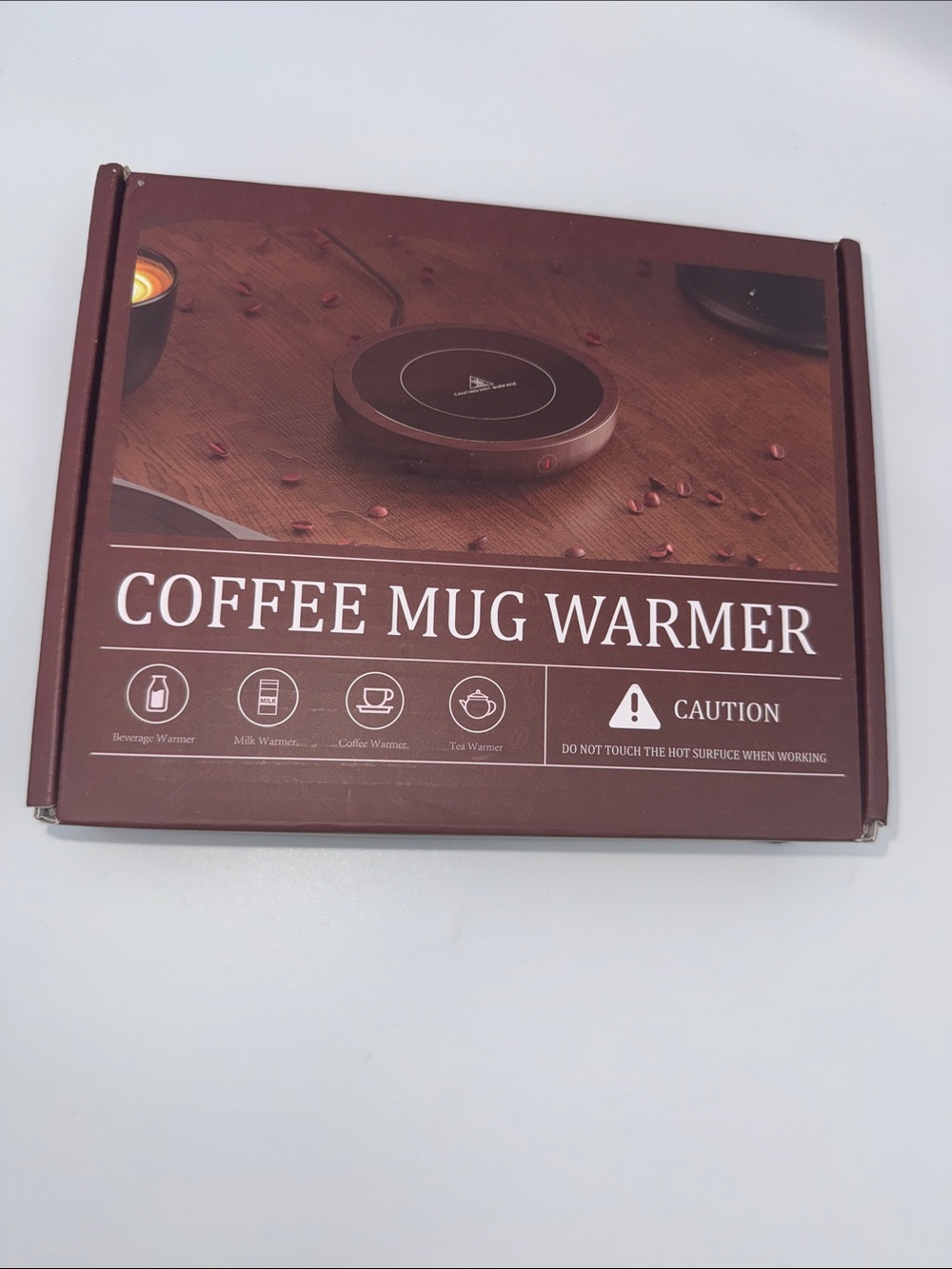 Coffee Mug or Candle Warmer - Brown - Home or Office